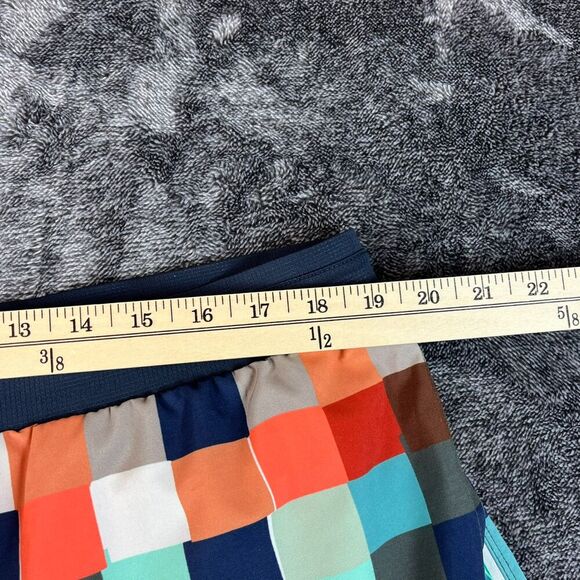 Fabletics The Fundamentals II Short Men's XXL 7" Inseam Plaid Unlined Running - Picture 6 of 10